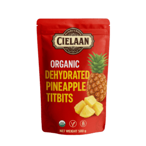 Organic Dehydrated Pineapple Tidbits