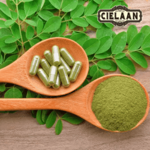 Moringa powder and capsules