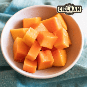 Papaya cubes